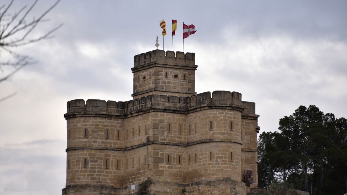 Castillo del Compromiso, en Caspe.