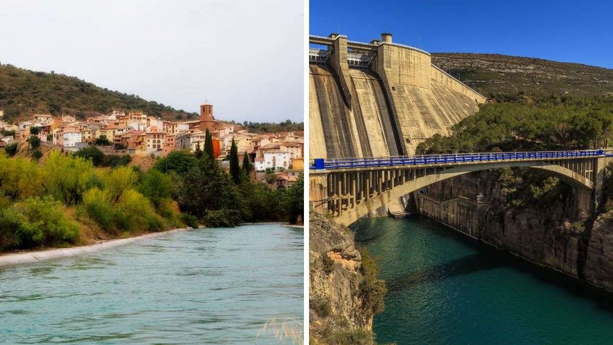 El Grado y su imponente presa