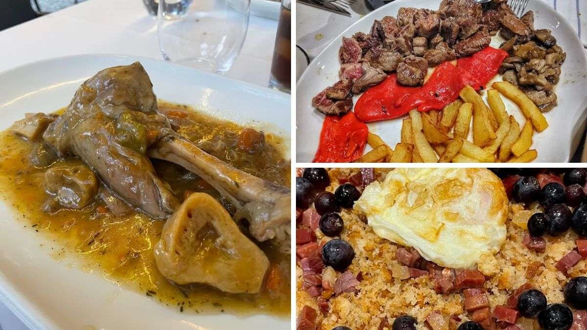 Alguno de los platos de La Rinconada de San Lorenzo / Vía reseñas de Google