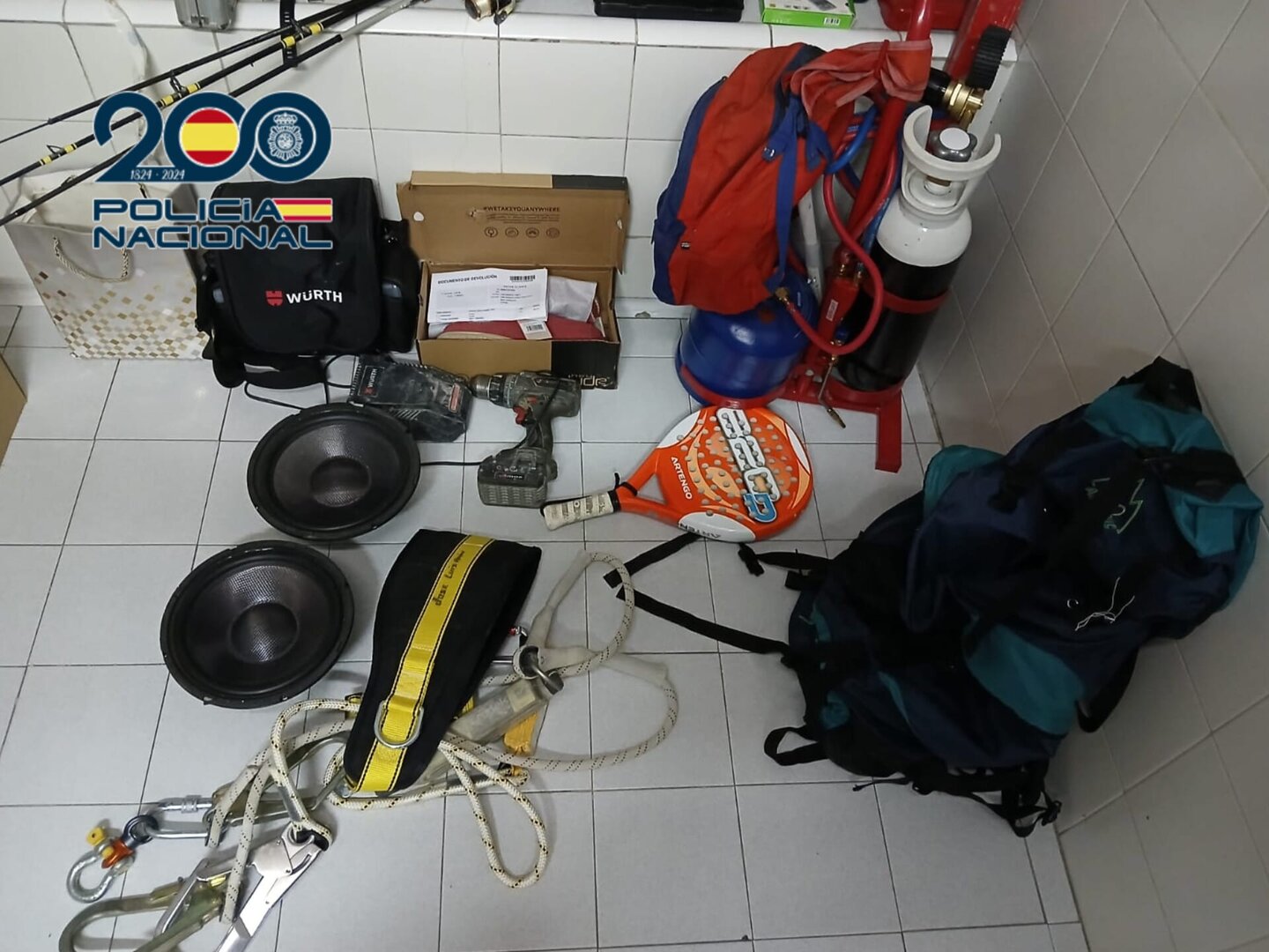 Detenidos dos hombres por una oleada de robos en trasteros de Zaragoza ./ Policía Nacional Zaragoza