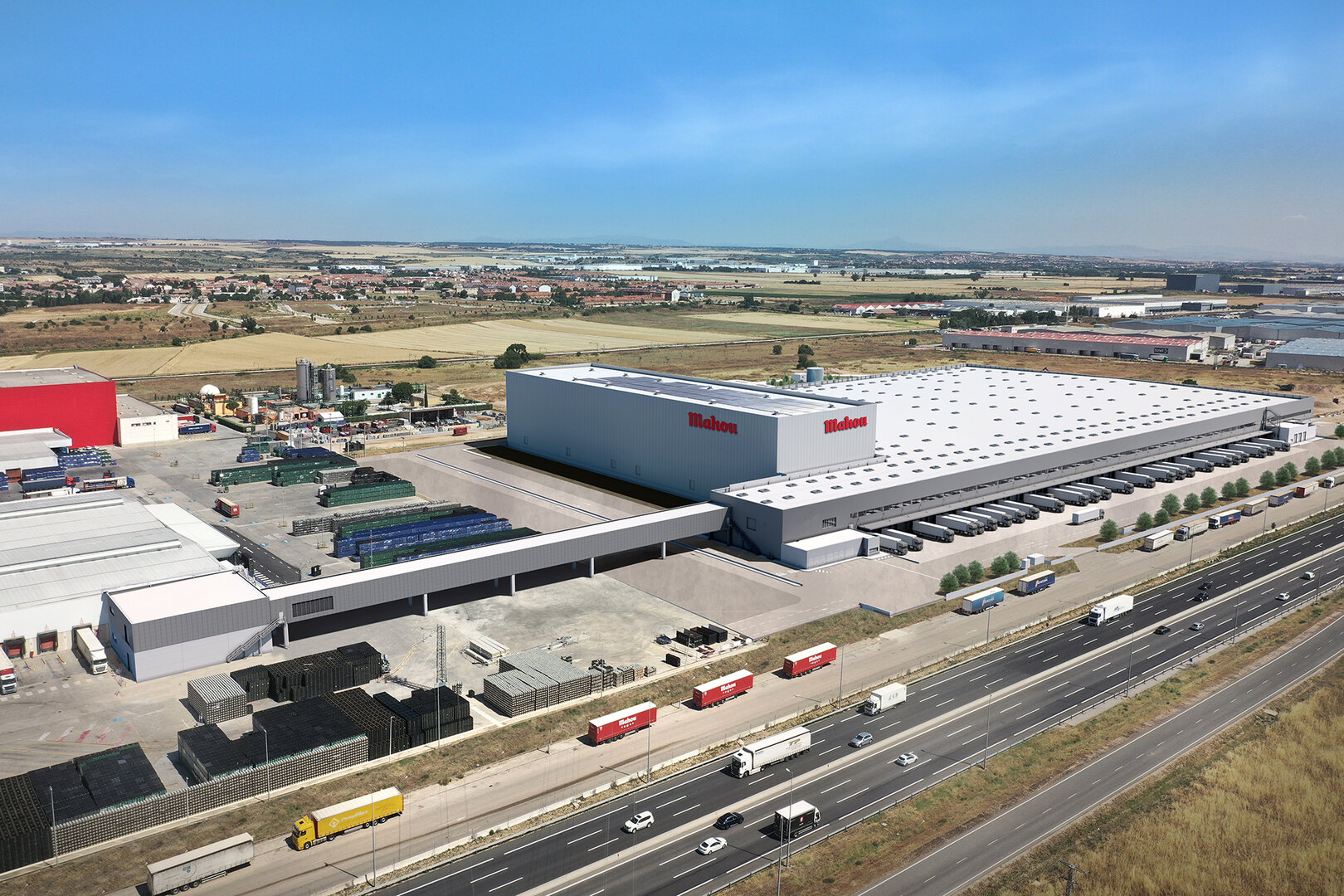 Nueva nave logística de Mahou en Guadalajara / Eigo construcciones