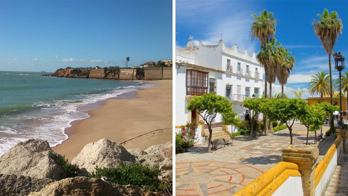 El puerto de Santa María playa y pueblo