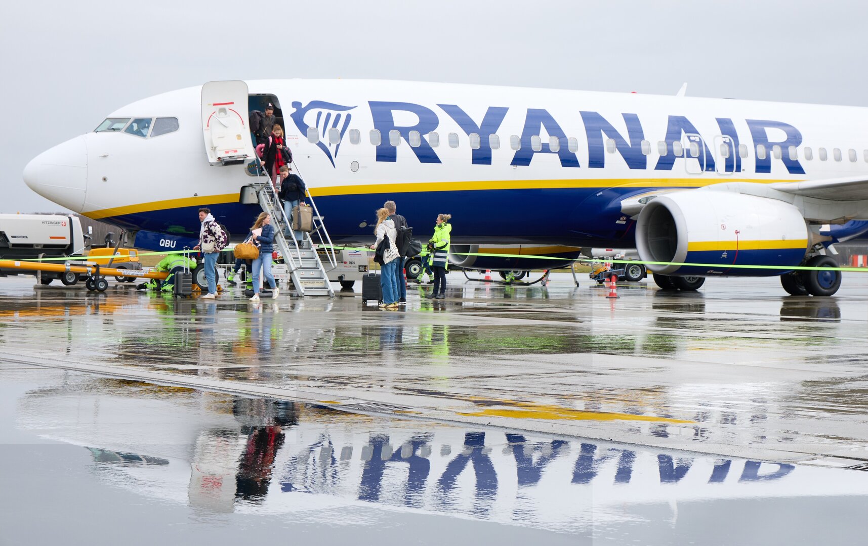 Avión de la compañía aérea de Ryanair / EP