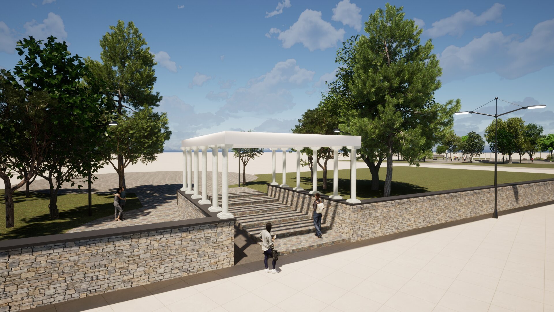 La reforma del futuro Parque Pignatelli de Zaragoza / Cedida