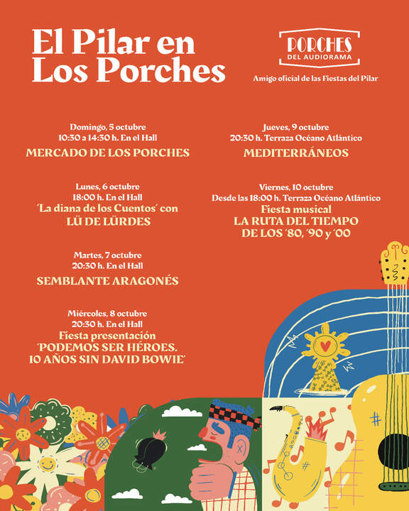 Programa Fiestas del Pilar en Los Porches