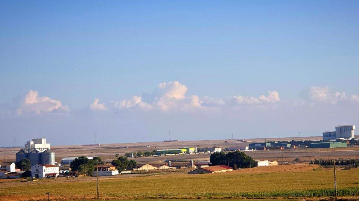 Panorámica del polígono industrial de Bujaraloz. / HA