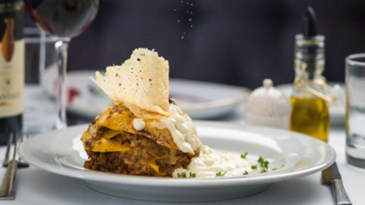 Receta de lasaña de ternasco y queso. / PASTAS ROMERO