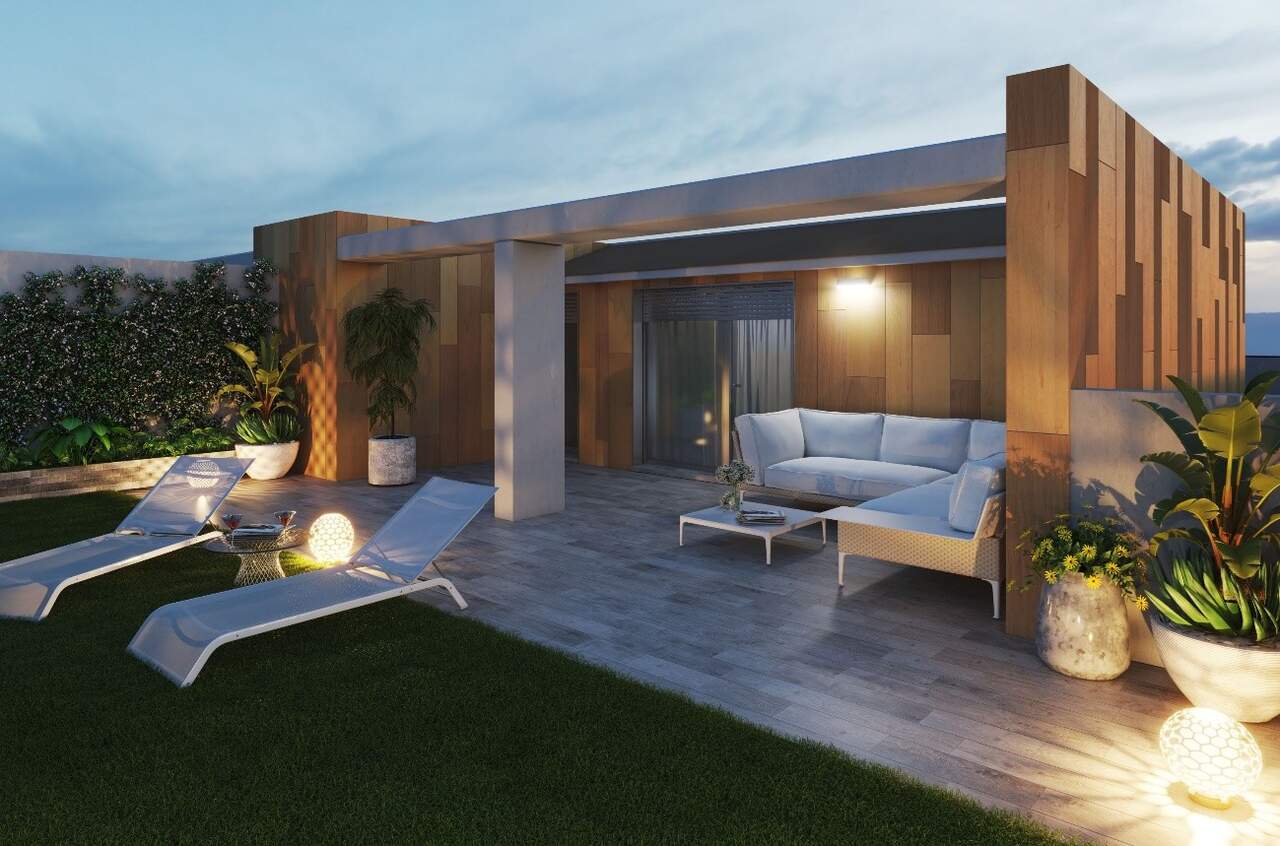 Terraza de un Villático de Villum. / GESTIÓN COMÚN
