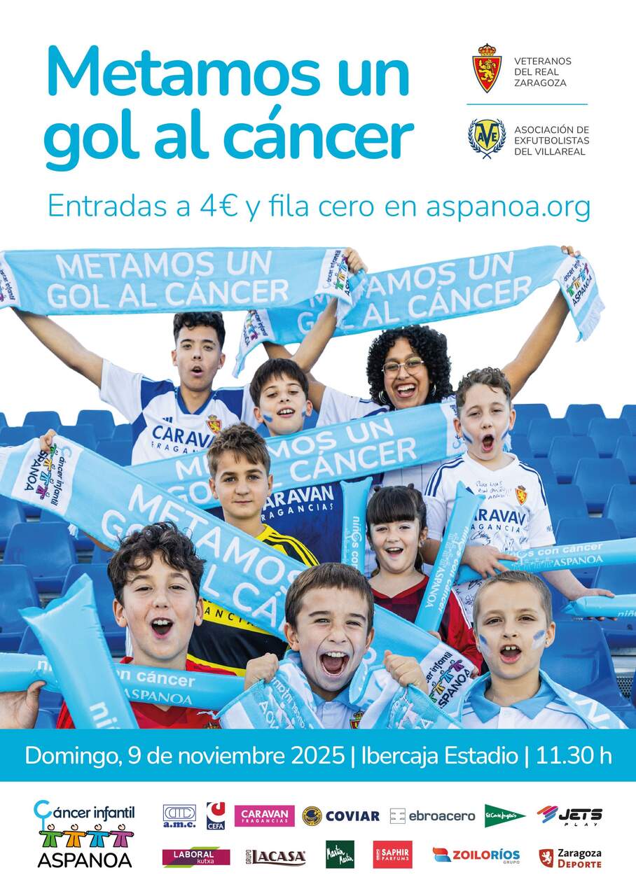 Cartel del partido solidario de Aspanoa