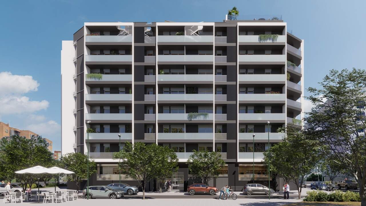 El imponente edificio de Torre Tamariz se alzará como proyecto destacado en Avenida Cataluña / LUJAMA
