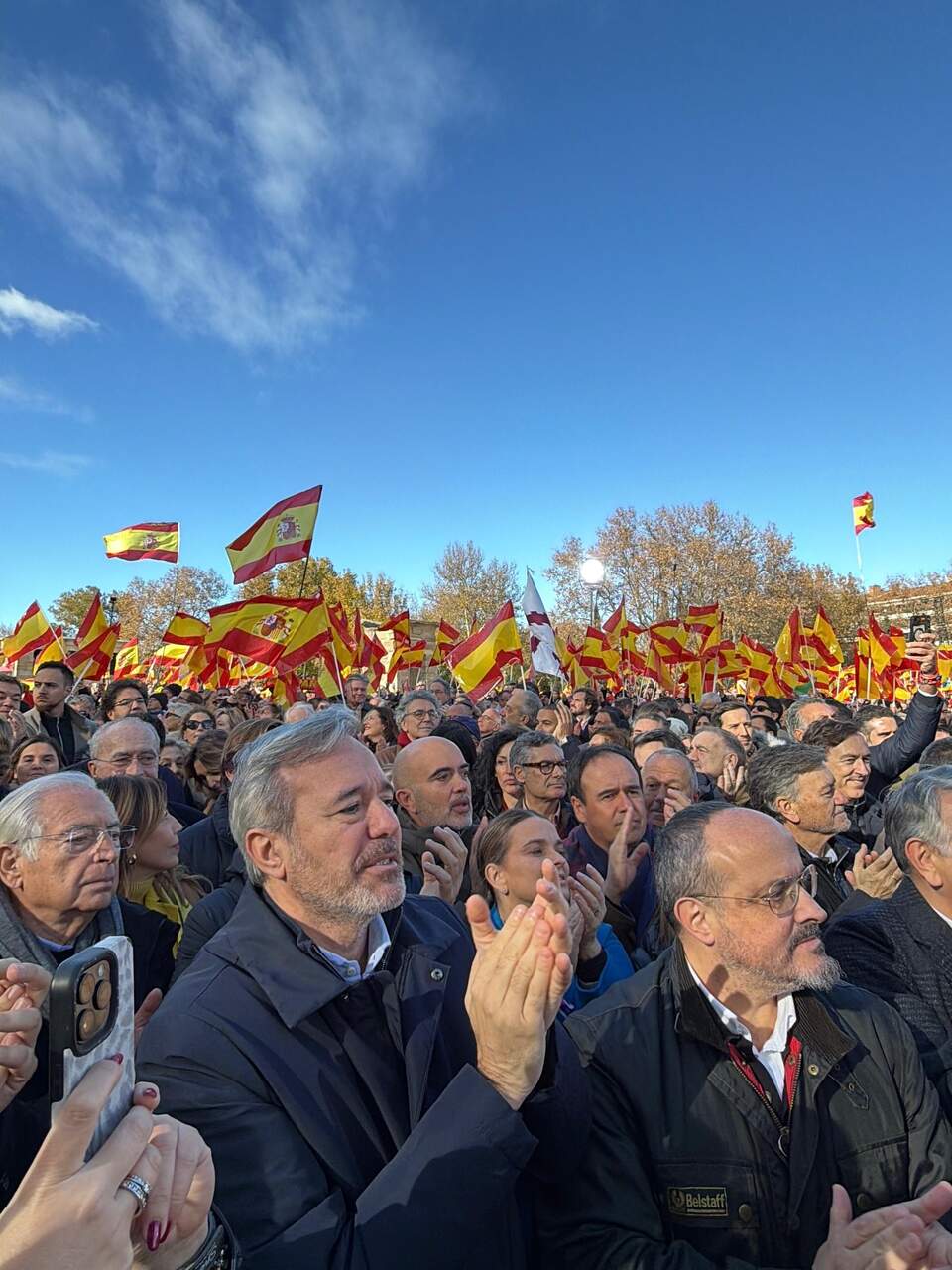 El PP se concentra en una manifestación y pide elecciones contra los "corruptos" del Gobierno de Sánchez -/ PP Aragón