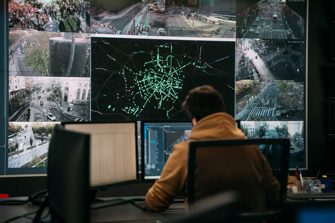 El Centro de Control de Tráfico. /Álvaro Calvo para HOY ARAGÓN