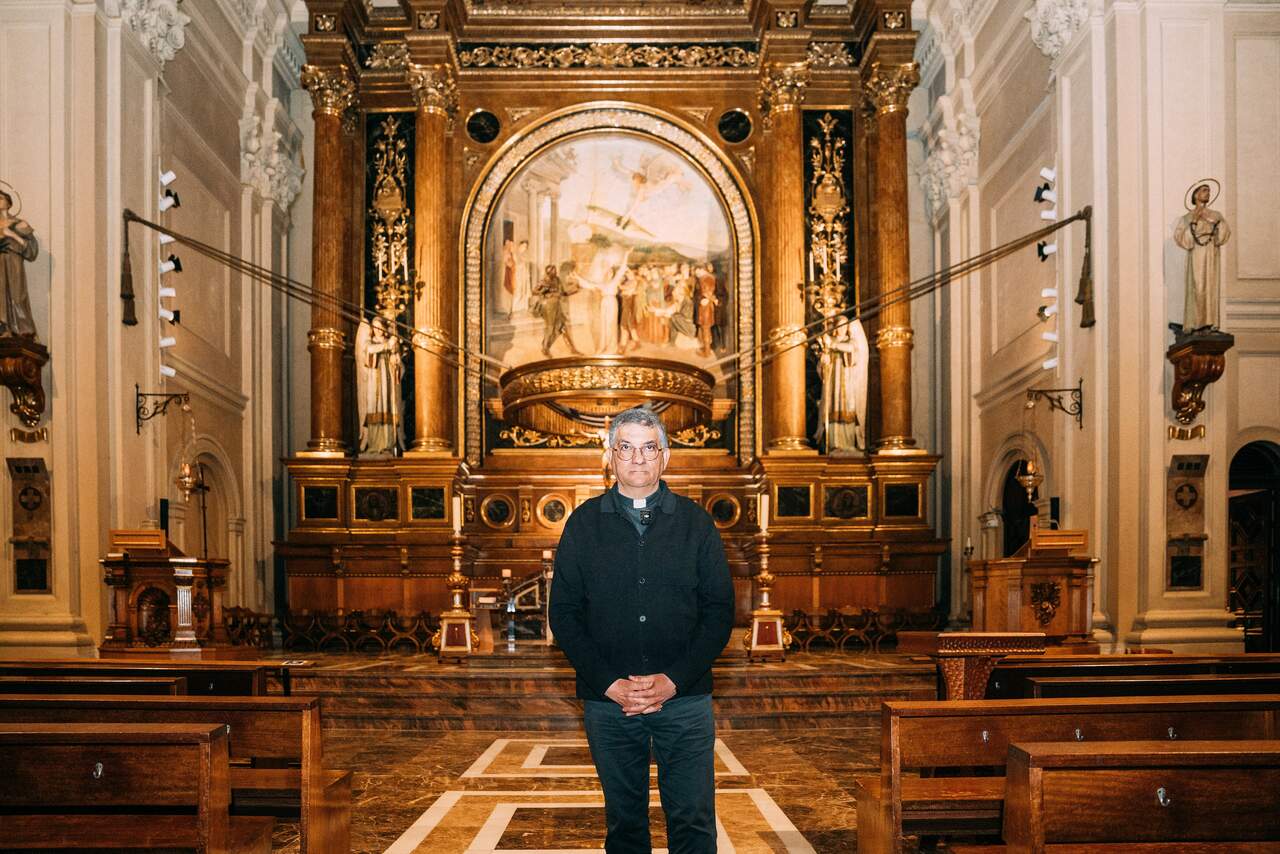 Ignacio Álvarez en la Basílica de Santa Engracia / Álvaro Calvo