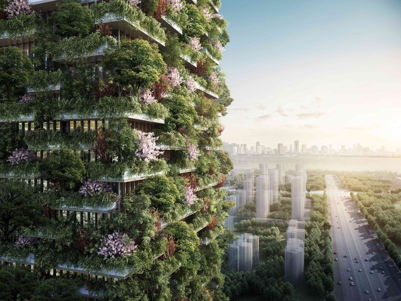 La idea de Lizhou como ciudad bosque en China / HOY ARAGÓN
