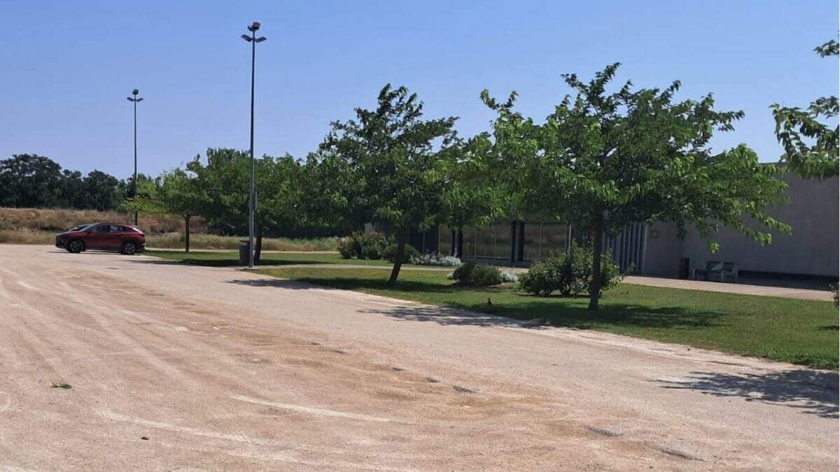 Nuevo parking del tanatorio de Utebo. / AYTO. UTEBO