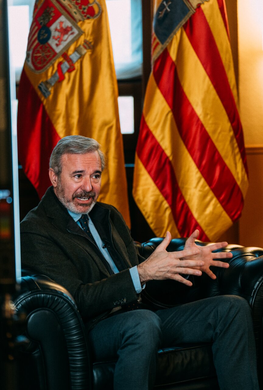El presidente del Gobierno de Aragón y candidato del PP a la reelección, Jorge Azcón / Álvaro Calvo para HOY ARAGÓN