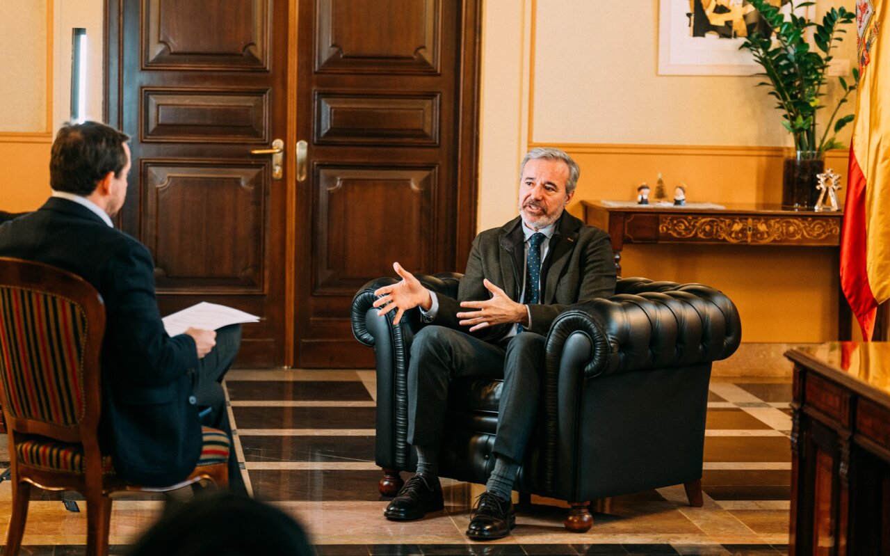 El presidente del Gobierno de Aragón y candidato del PP a la reelección, Jorge Azcón / Álvaro Calvo para HOY ARAGÓN