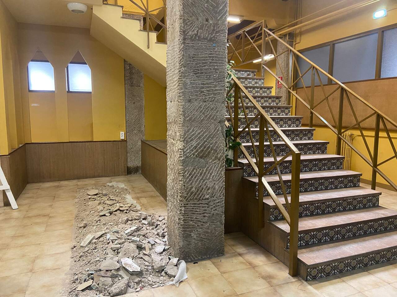 Interior del edificio. / H.A.