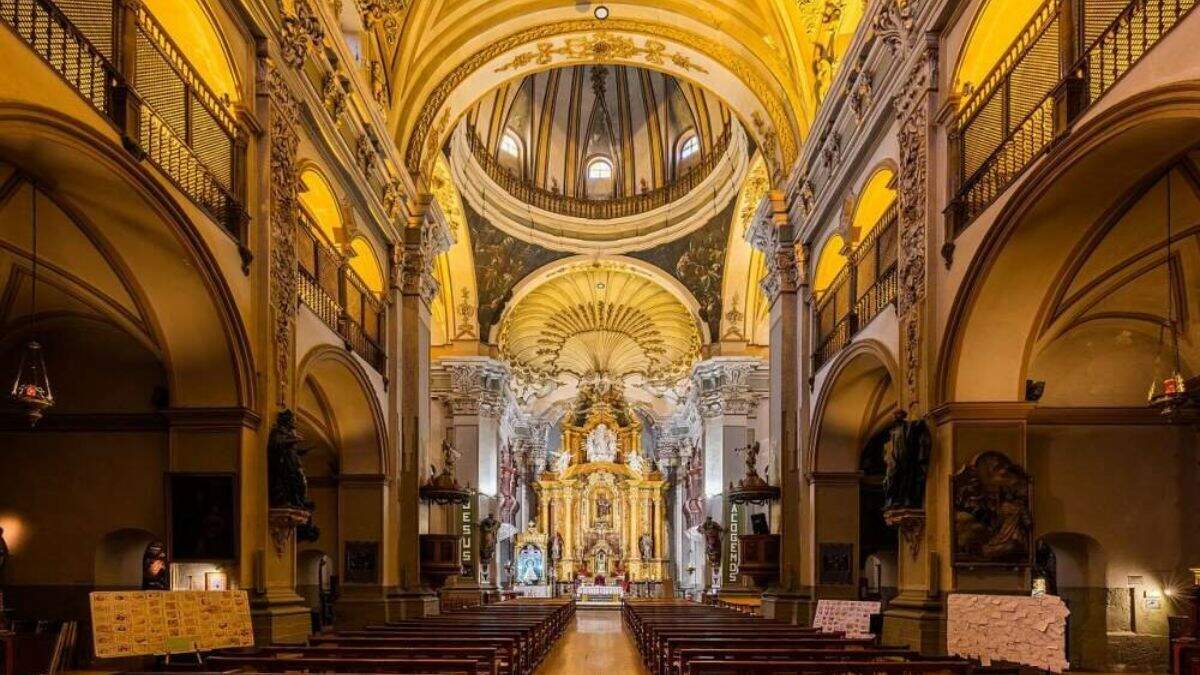 Interior de la Iglesia de San Juan el Real, en Calatayud. / TURISMO ARAGÓN