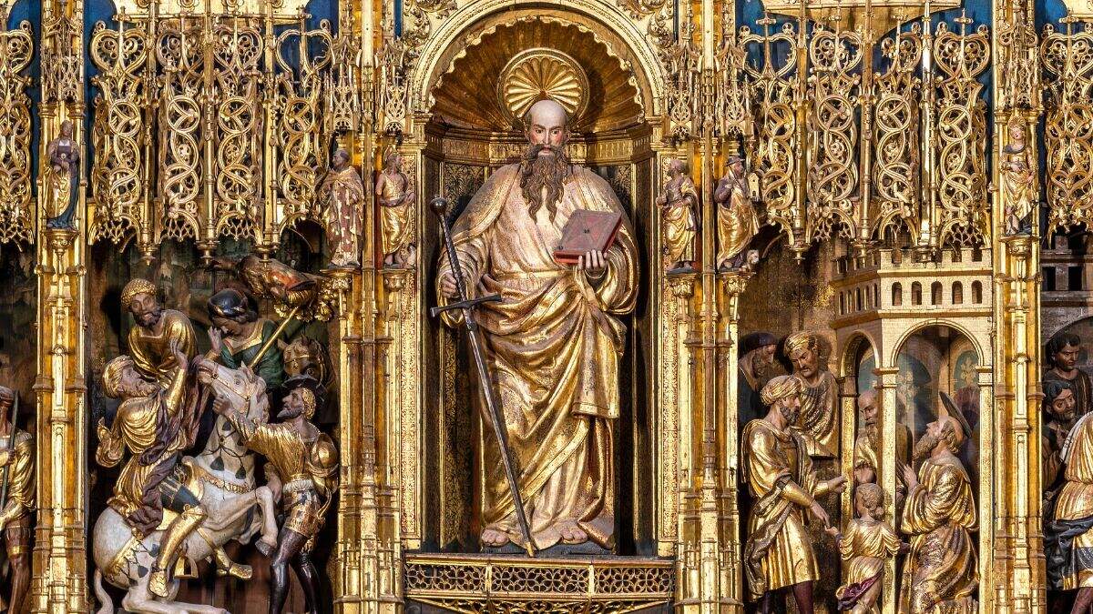 Retablo de la Iglesia de San Pablo, en Zaragoza. / TURISMO ARAGÓN