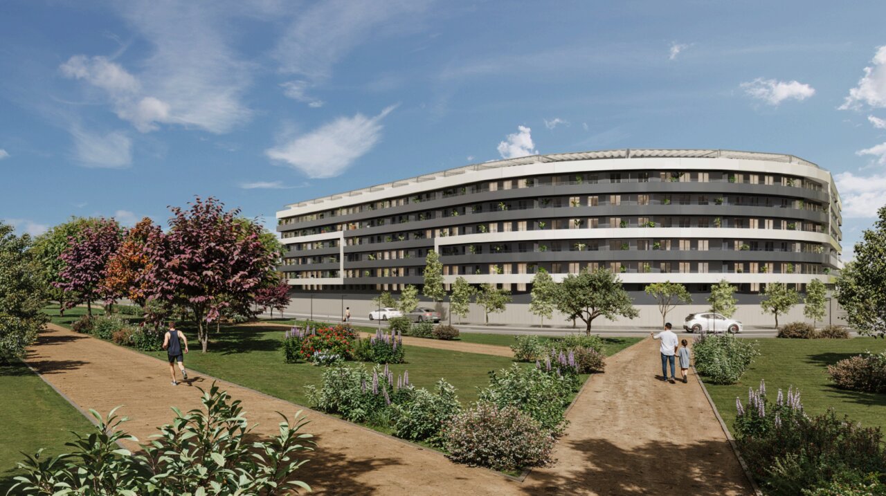 Una imagen de cómo será el residencial Capriccio de Grupo Lobe / GL