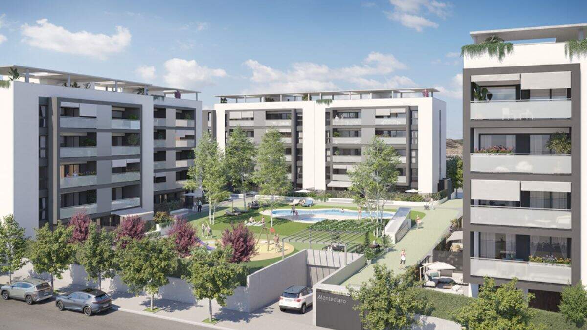 Monteclaro Residencial, en Cuarte de Huerva. / LUJAMA