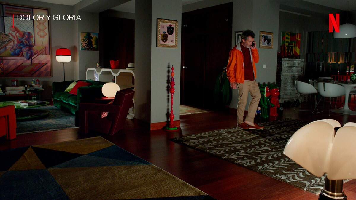 El piso recreado en la película Dolor y Gloria / Netflix