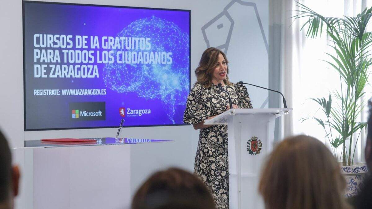 Presentación del programa de cursos de IA gratuitos para los ciudadanos. / AYTO. ZARAGOZA
