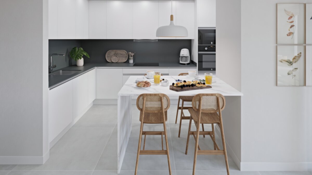 Cocinas Residencial Amaranto