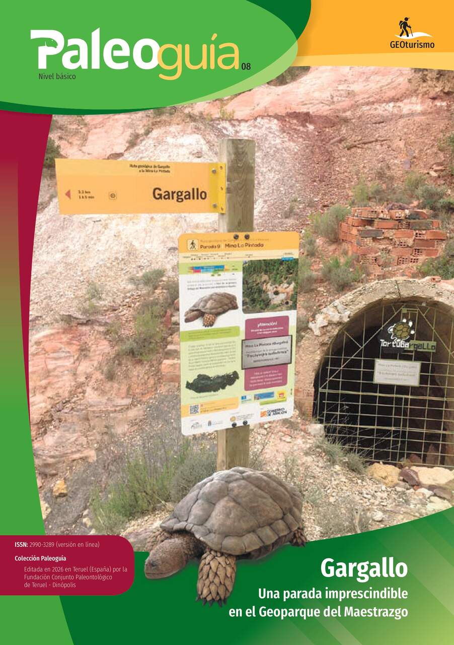 ortada de la Paleoguía 08, que trata sobre los recursos geoturísticos del 
municipio turolense de Gargallo