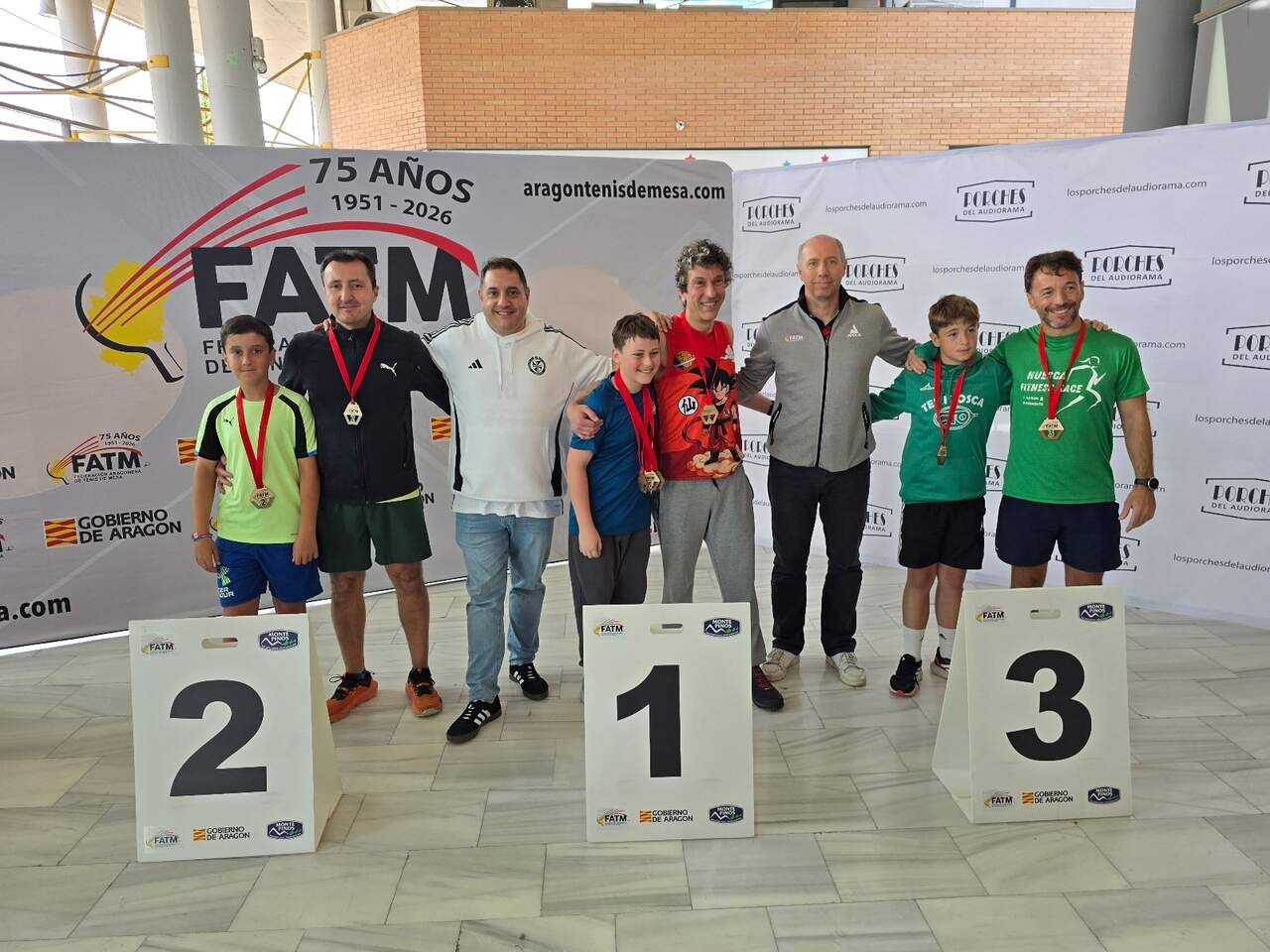 Palmarés XIV Tenis de Mesa