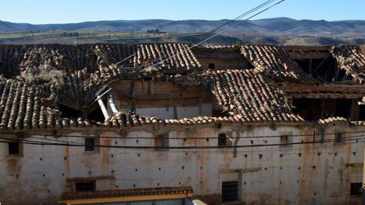 Interior de la Casa Palacio de los Azvón-Sancho, en Báguena. / Luis Lahoz @Legazpe (FB)