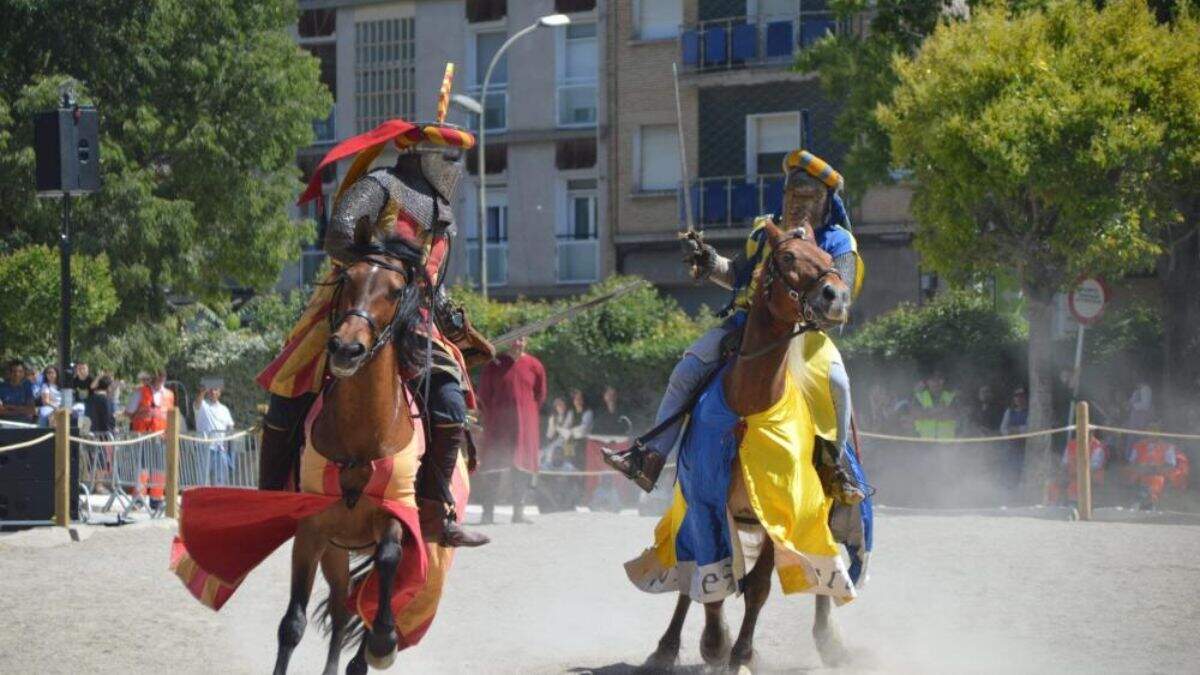 Torneo a caballo en Monzón. / AYTO. MONZÓN