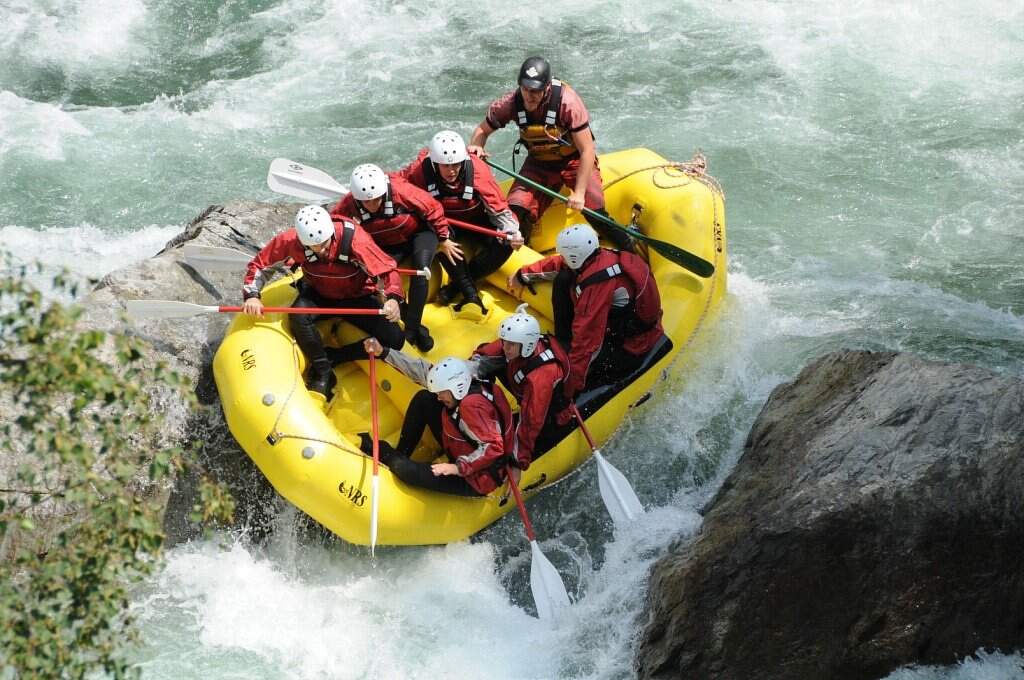 El rafting es uno de los grandes atractivos de Sort / HOY ARAGÓN