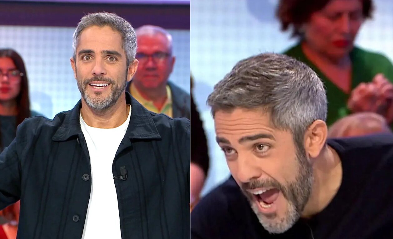 El presentados español de Pasapalabra, Roberto Leal, en dos imágenes de archivo / Pasapalabra